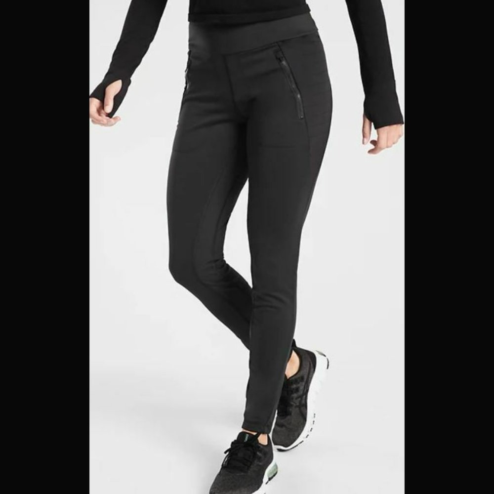 Athleta Womens Peak Hybrid Fleece Tight (EUC)